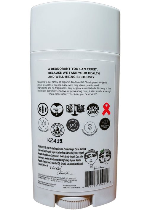 MR. AND MRS. PEPPERMINT ORGANIC DEODORANT