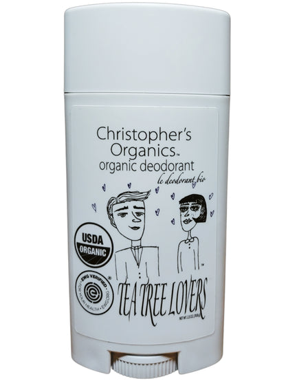TEA TREE LOVERS ORGANIC DEODORANT