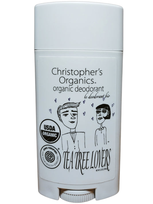 TEA TREE LOVERS ORGANIC DEODORANT